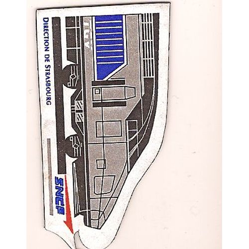 Magnet Tgv "Direction De Strasbourg-Sncf"