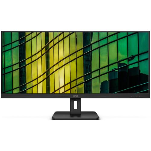 AOC Essential-line U34E2M/BK - Écran LED - 34" - 3440 x 1440 WQHD @ 100 Hz - VA - 300 cd/m² - 4000:1 - 4 ms - 2xHDMI, DisplayPort - noir mat