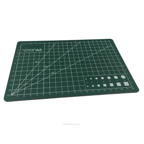 Tapis D'écran En Pvc Double Face Art Vert A5