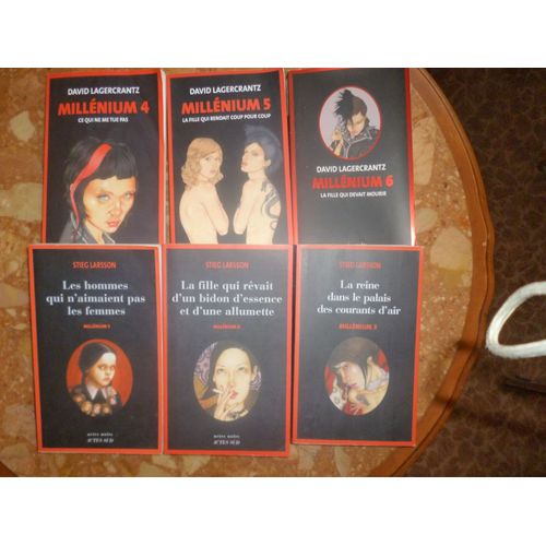 Serie Livres Millenium (Compléte)