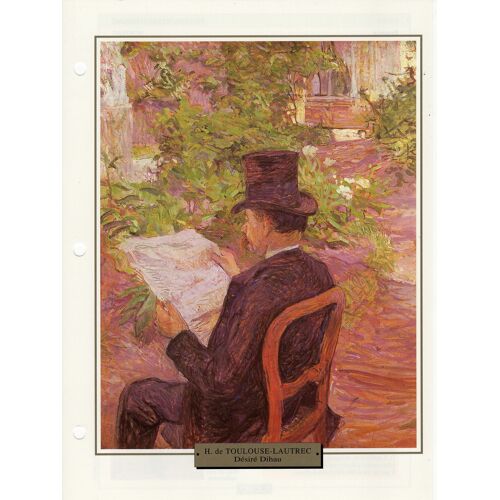 Fiche Chefs-DOeuvres Des Impressionnistes Désiré Dihau Toulouse-Lautrec
