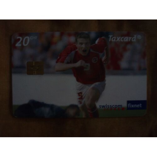 Carte Téléphonique Swisscom 20 Chf Alexander Frei Match Suisse-Israel 2005