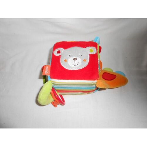 Cube D Éveil Holiday Ours Raye Anneau Vert Etoile Orange Rond Rouge Voiture Anneau De Dentition Miroir Accroche Poussette Landau Parc Babysun