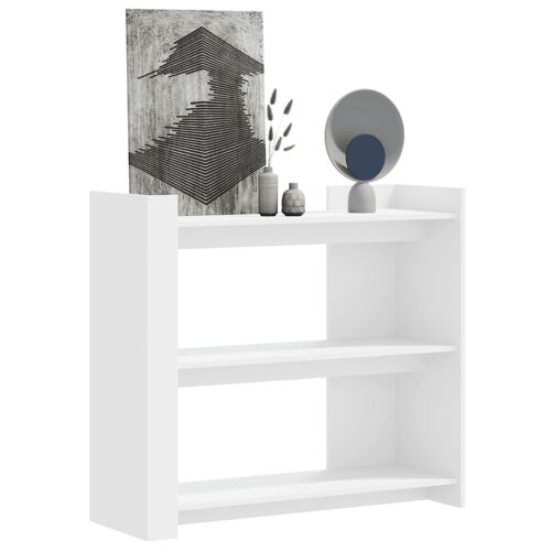 vidaXL Table console blanc 100x35x90 cm bois d'ingénierie