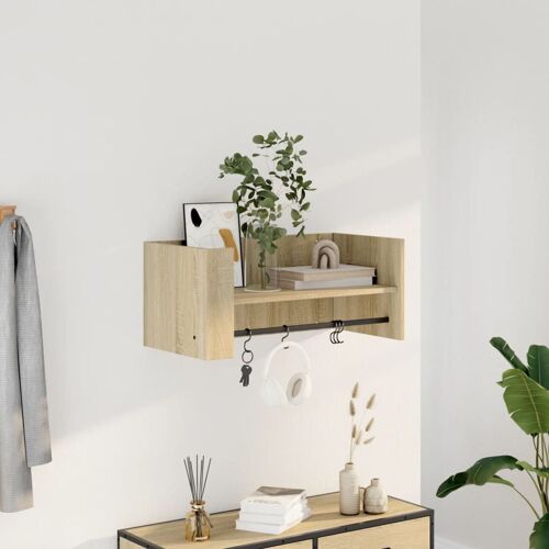 Vidaxl Étagère Murale Chêne Sonoma 70,5x35x30,5 Cm Bois D'ingénierie
