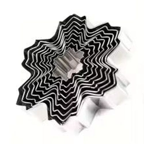 Ensemble De Moules À Biscuits En Acier Inoxydable Flocon De Neige Et Noël