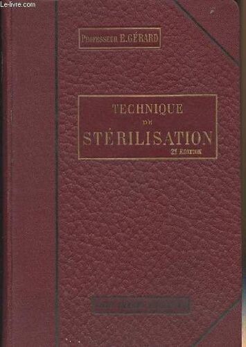 Technique De La Stérilisation - 2e Édition