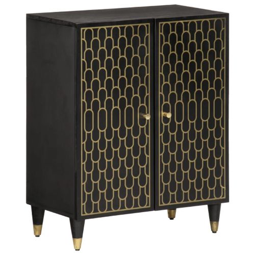 Vidaxl Armoire Latérale 60x33x75 Cm Bois Massif De Manguier