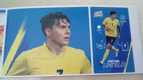 3 Stickers Autocollants Victor Lindelöf - Carrefour-