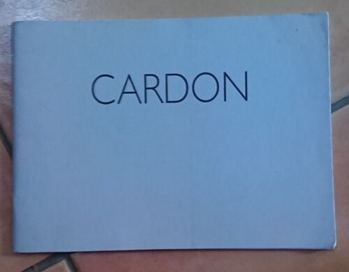 Cardon Exposition Lorient 2001