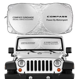 Pare-Soleil De Pare-Brise De Voiture,Parasol Automatique,Jeep Renegade Wrangler Trafffosot Compass Trailhawk Rubicon Commander Pages - Type For Compass
