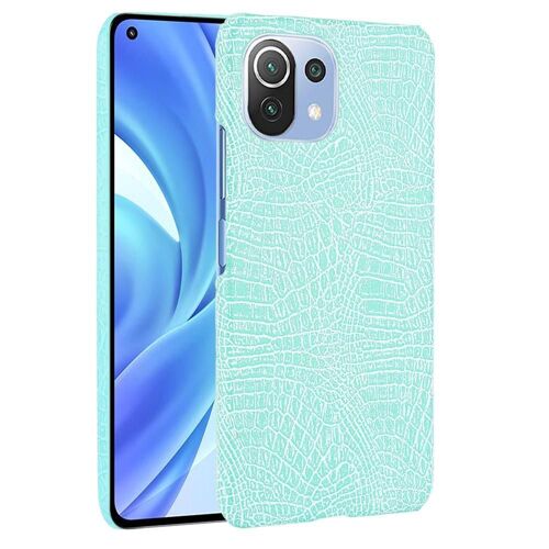 Xiaomi Mi 11 Lite Étui Pour Classique Élégant Mode Classique D'alligator Housse De Protection Anti Éraflure Compatibilité - Vert