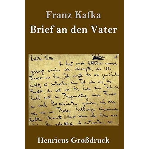Brief An Den Vater (Großdruck)