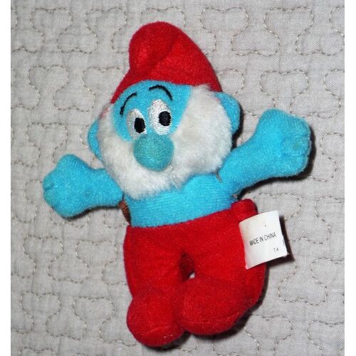 Les Schtroumpfs Peluche Jouet Mcdo Happy Meal Mc Donald's 2000
