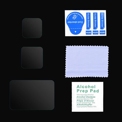 Film de protection HD protecteur d'objectif d'écran trempé pour caméra de sport Go Pro Hero9