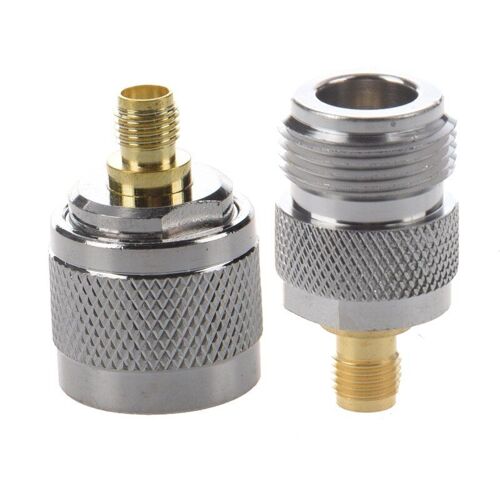 Adaptateur Coaxial RF N mâle vers Jack femelle SMA, 2 pièces, et 1X Jack femelle vers connecteur RF droit-FS-PHFU