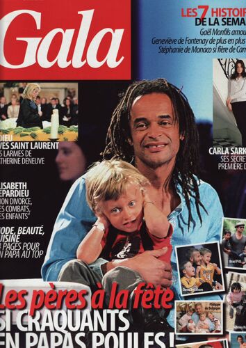 Gala / 11-06-2008 N°783 : Yannick Noah (1p) - Elsa Pataky (2p) - George Clooney (2p)