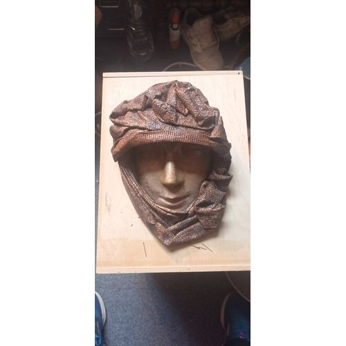 Masque touareg résine et toile