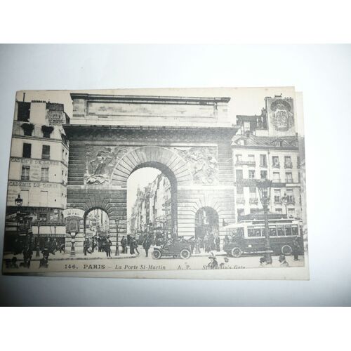 Cnb Paris :La Porte St Martin Début 20ème Siècle.
