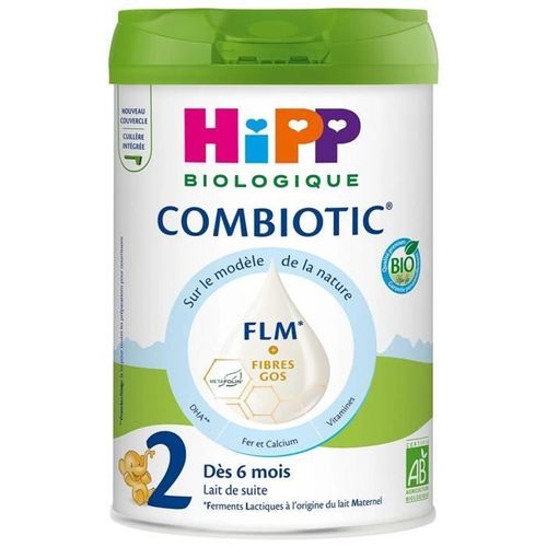 Hipp Combiotic 2 Lait De Suite Dès 6 Mois 800 G