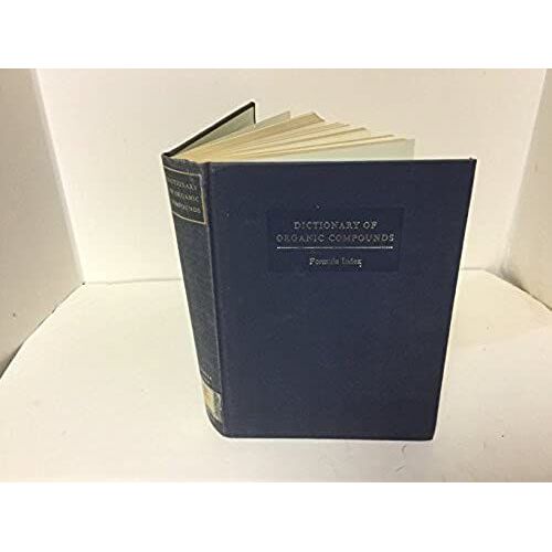Dictionary Of Organic Compounds: Formula Index
