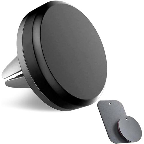 Support Telephone Voiture 1 Pièces Avec 2 Plaques De Métal,Aimant Telephone Voiture Rotation À 360 Degrés,Support Telephone Voiture Magnetique Pour Iphone Samsung Et Autres Smartphones(Q409)