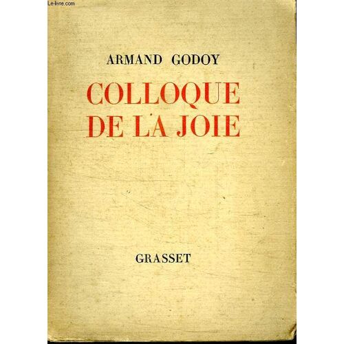 Colloque De La Joie.