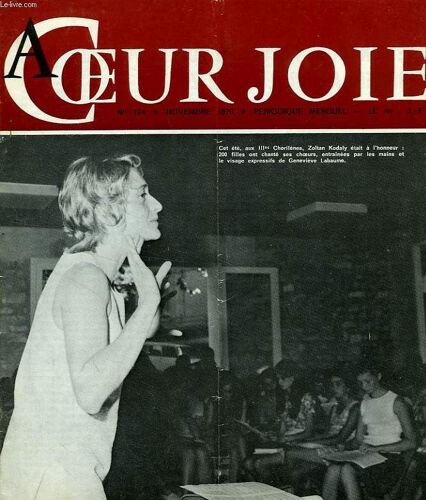 A Coeur Joie, N° 124, Nov. 1970