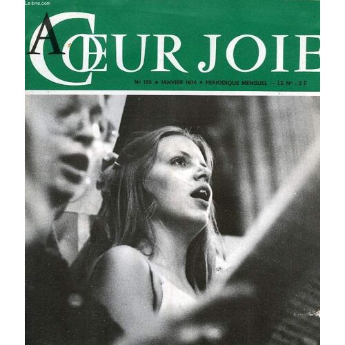 A Coeur Joie, N° 155, Jan. 1974
