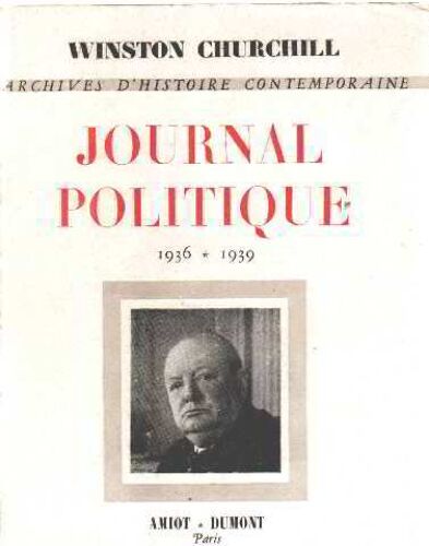 Journal Politique 1936-1939