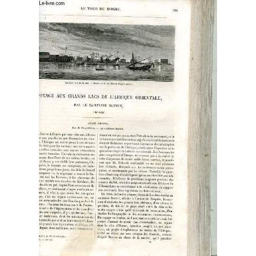 Le Tour Du Monde - Nouveau Journal Des Voyages - Livraison N°046, 47 Et 48 - Voyage Aux Grands Lacs De L'afrique Orientale Par Le Capitaine Burton (1857-1859).