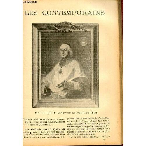 Mgr De Quélen, Archevêque De Paris (1778-1839).