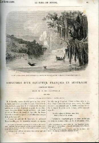 Le Tour Du Monde - Nouveau Journal Des Voyages - Livraison N°058,59 Et 60 - Souvenirs D'un Squatter Français En Australie (Colonie De Victoria) Par H. De Castella (1854-1859).