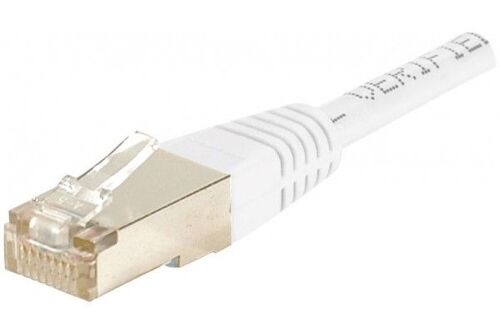Cordon RJ45 patch SSTP CAT 6 Noir - 15 m
