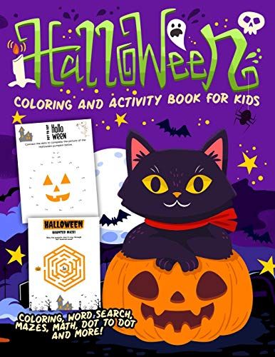 Halloween Coloring And Activity Book