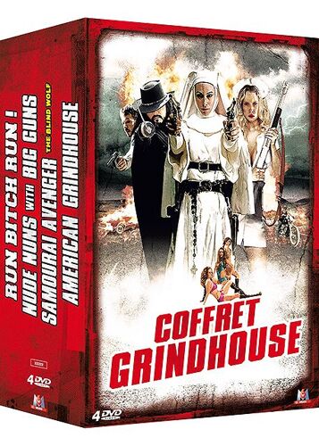 Coffret Grindhouse - Nude Nuns With Big Guns + Samourai Avenger + Run ! Bitch Run! - Pack