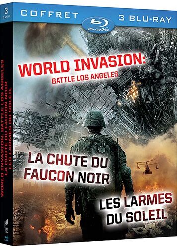 World Invasion: Battle Los Angeles + La Chute Du Faucon Noir + Les Larmes Du Soleil - Pack - Blu-Ray