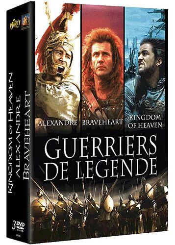 Guerriers De Légende - Coffret 3 Films : Alexandre + Braveheart + Kingdom Of Heaven - Pack
