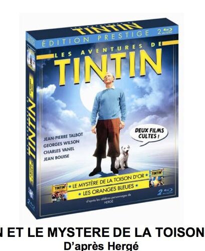 Tintin Et Le Mystère De La Toison D'or + Tintin Et Les Oranges Bleues - Édition Prestige - Blu-Ray