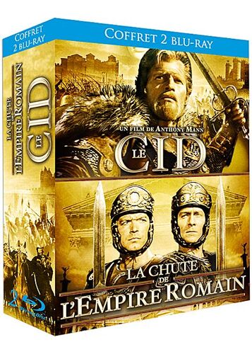 Anthony Mann : Le Cid + La Chute De L'empire Romain - Pack - Blu-Ray