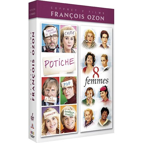 Coffret 2 Films François Ozon - Potiche + 8 Femmes - Pack