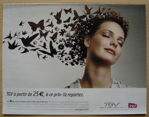Publicité Papier - Sncf - Tgv De 2005
