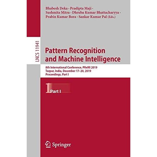 Pattern Recognition And Machine Intelligence