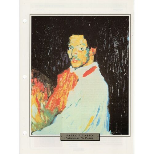 Fiche Chefs-DOeuvres Des Impressionnistes Autoportrait Yo Picasso Pablo Picasso