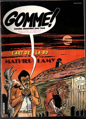 Gomme N° 12- L'art De La Bd - Mathieu Lamy
