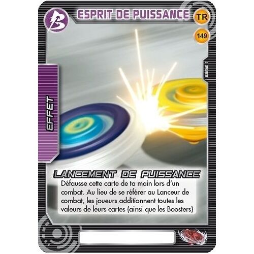 Carte Beyblade Esprit De Puissance 149/160 Tres Rare Vf