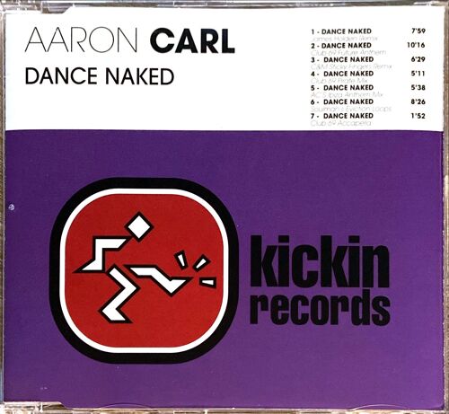 Aaron-Carl Cd Maxi Single Dance Naked Edition Rare 2000