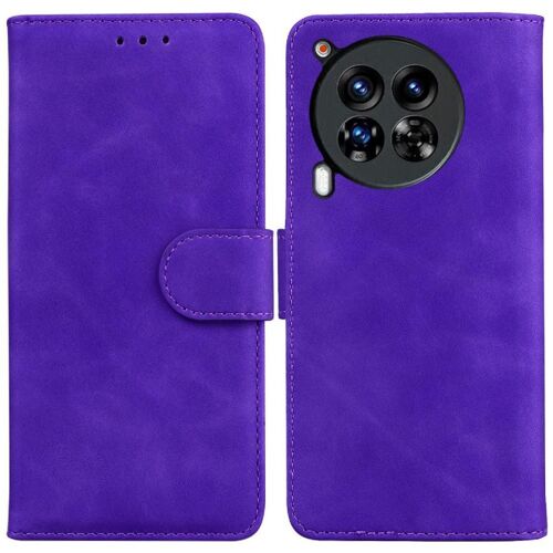 Flip Étui Pour Tecno Camon 30 Premier Magnétique Support De Support Cuir Pu Premium Fente Pour Carte - Violet