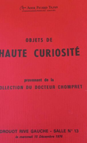 Objets De Collection Haute Curiosité Provenant De La Collection Du Docteur Chompret