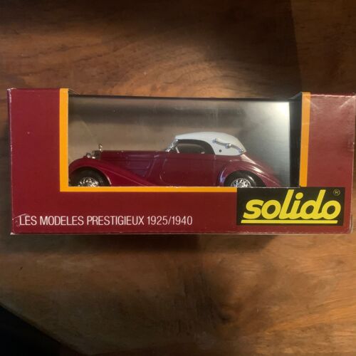 Mercedes 67 Solido Âge D'or Les Modèles Prestigieux 1925/1940 Avec Boite Made In France-Solido